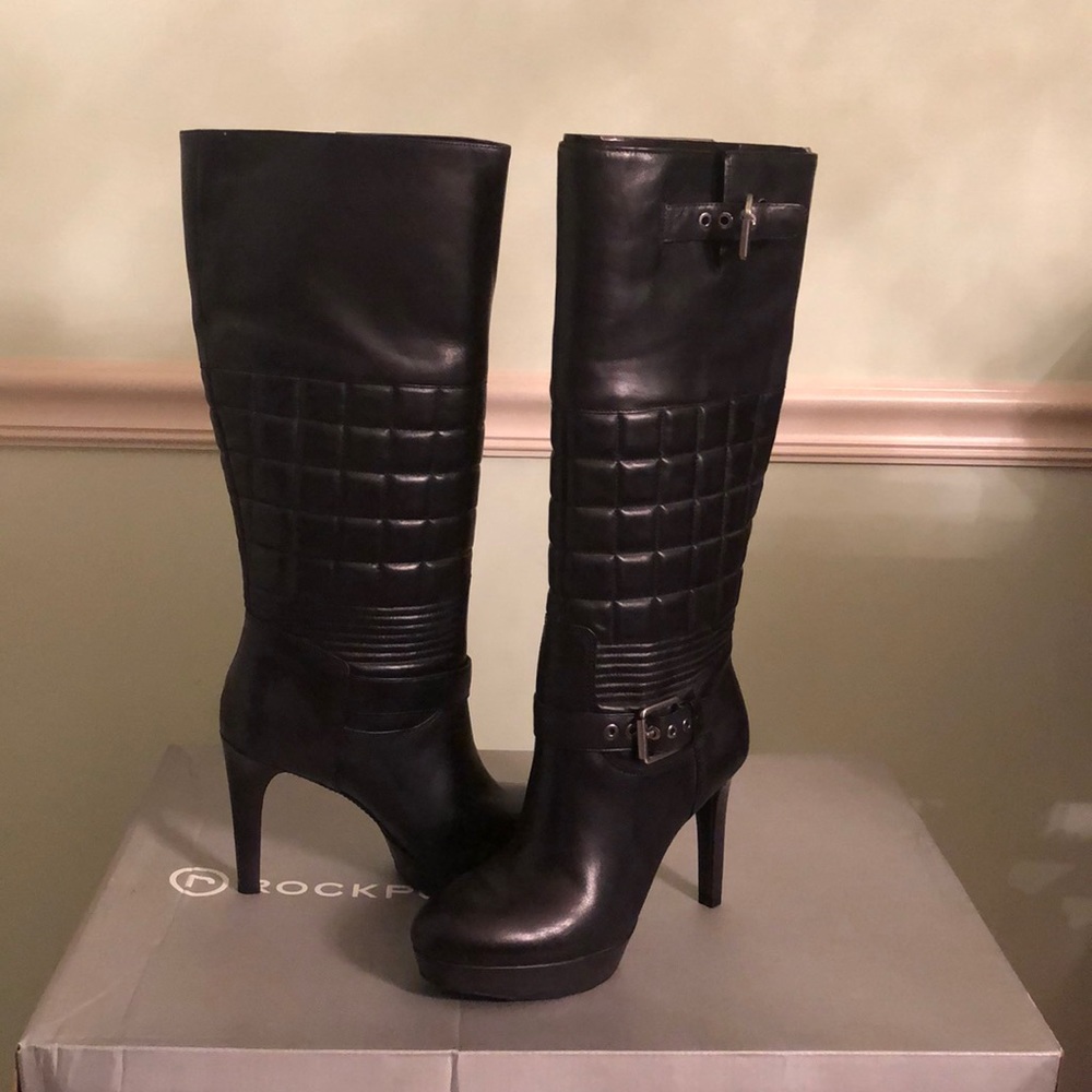 - Rockport size 6.5 black noir like new never wear